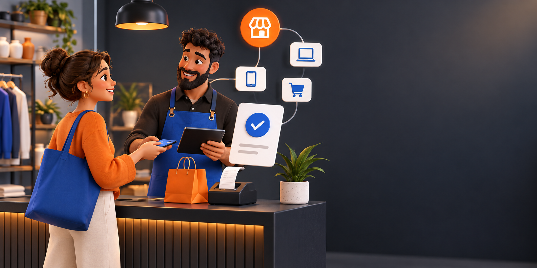 Vendas e atendimento integrados